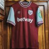 maillot-de-football-west-ham-united-couleur-bordeaux-domicile voetbalshirt West Ham United kleur bordeaux thuisshirt