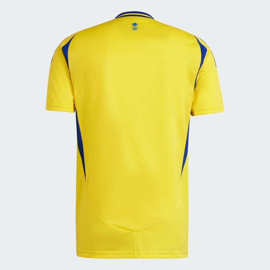 maillot-domicile-al-nassr-fc-saison-2024-2025-tenue-officielle-supporter Al Nassr FC thuisshirt seizoen 2024 2025 officiële supporterstenue
