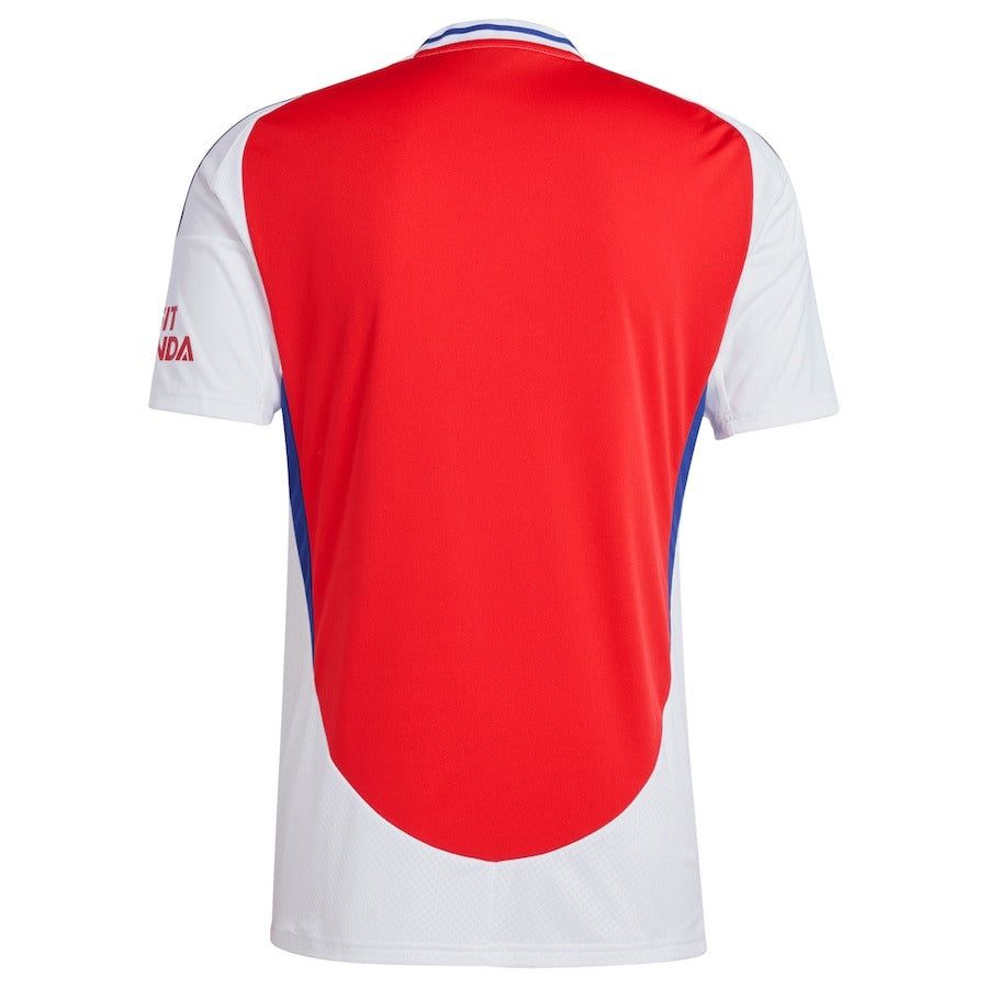 maillot-domicile-arsenal-saison-2024-2025-rouge-et-blanc thuisshirt Arsenal seizoen 2024 2025 rood en wit