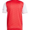 maillot-domicile-arsenal-saison-2025-2026-rouge-et-blanc-tenue-officielle Arsenal thuisshirt seizoen 2025 2026 rood en wit officieel tenue