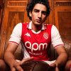 maillot-domicile-as-monaco-saison-2024-2025-rouge-et-blanc AS Monaco thuisshirt seizoen 2024 2025 rood en wit