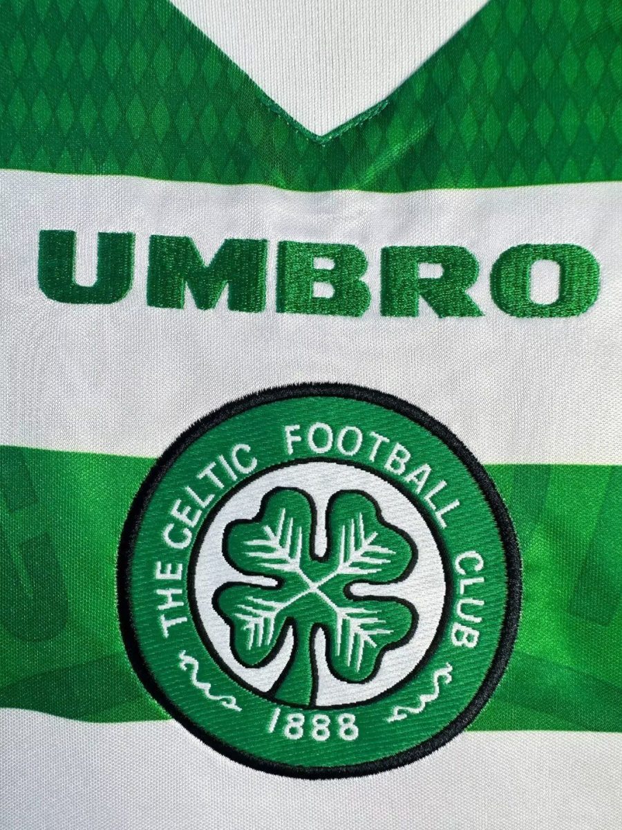 maillot-domicile-celtic-fc-saison-1997-1998-couleur-vert-et-blanc Maillot domicile Celtic FC saison 1997 1998 couleur vert et blanc