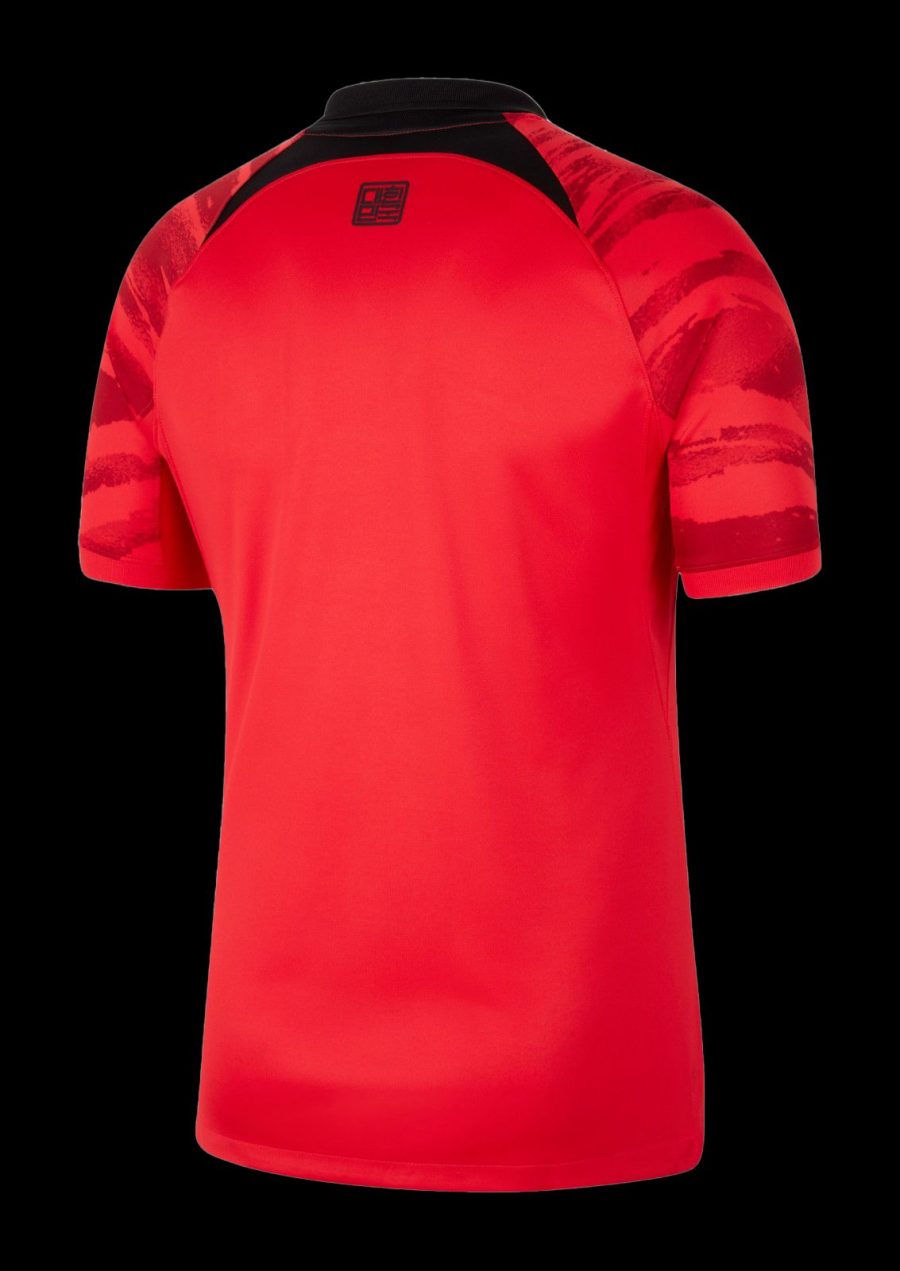 maillot-domicile-coree-du-sud-coupe-du-monde-2022-tenue-officielle-equipe-nationale thuisshirt Zuid-Korea WK 2022 officiële outfit nationale ploeg