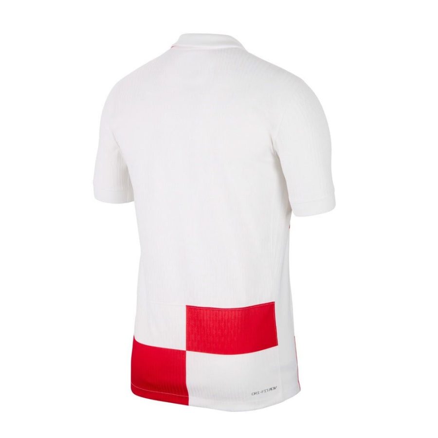 maillot-domicile-croatie-saison-deux-mille-vingt-quatre-tenue-officielle-a-damier-rouge-et-blanc thuisshirt Kroatië seizoen tweeduizend vierentwintig officiële tenue met rood-wit ruitpatroon