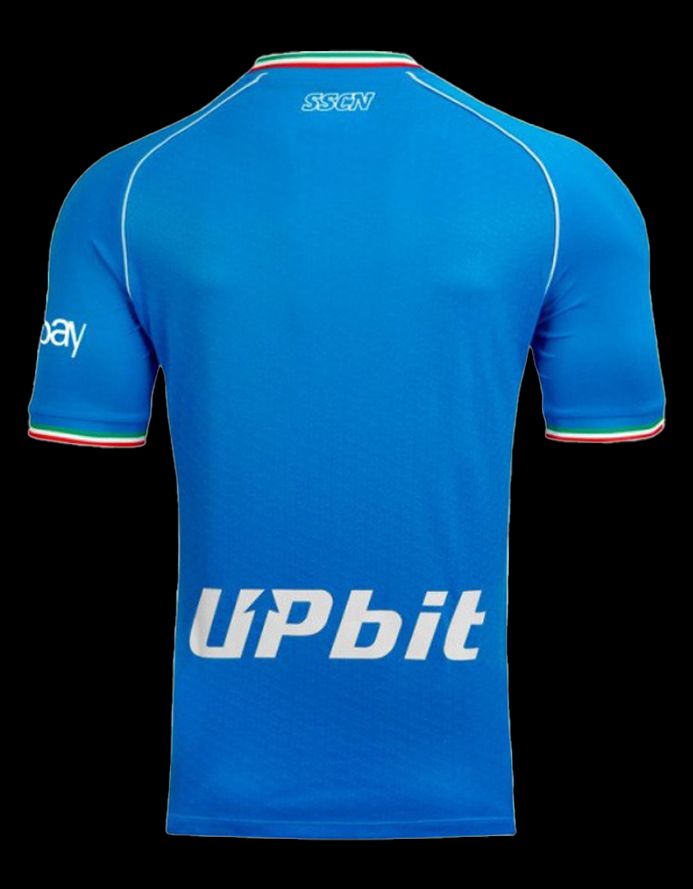 thuisshirt Napoli seizoen twintig twintig drie twintig twintig vier blauw