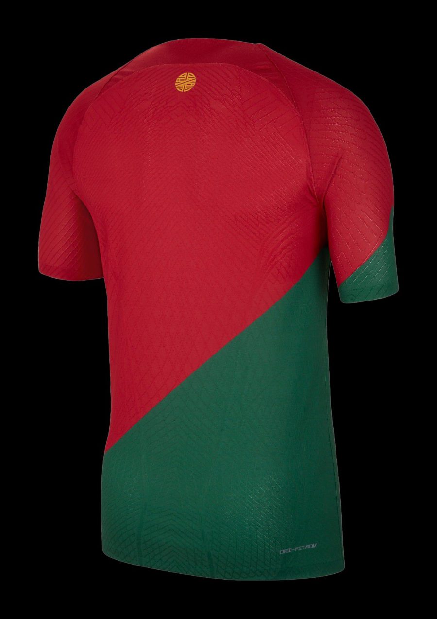 maillot-domicile-du-portugal-rouge-et-vert-coupe-du-monde-au-qatar-2022 Portugal Thuisshirt rood en groen WK in Qatar 2022