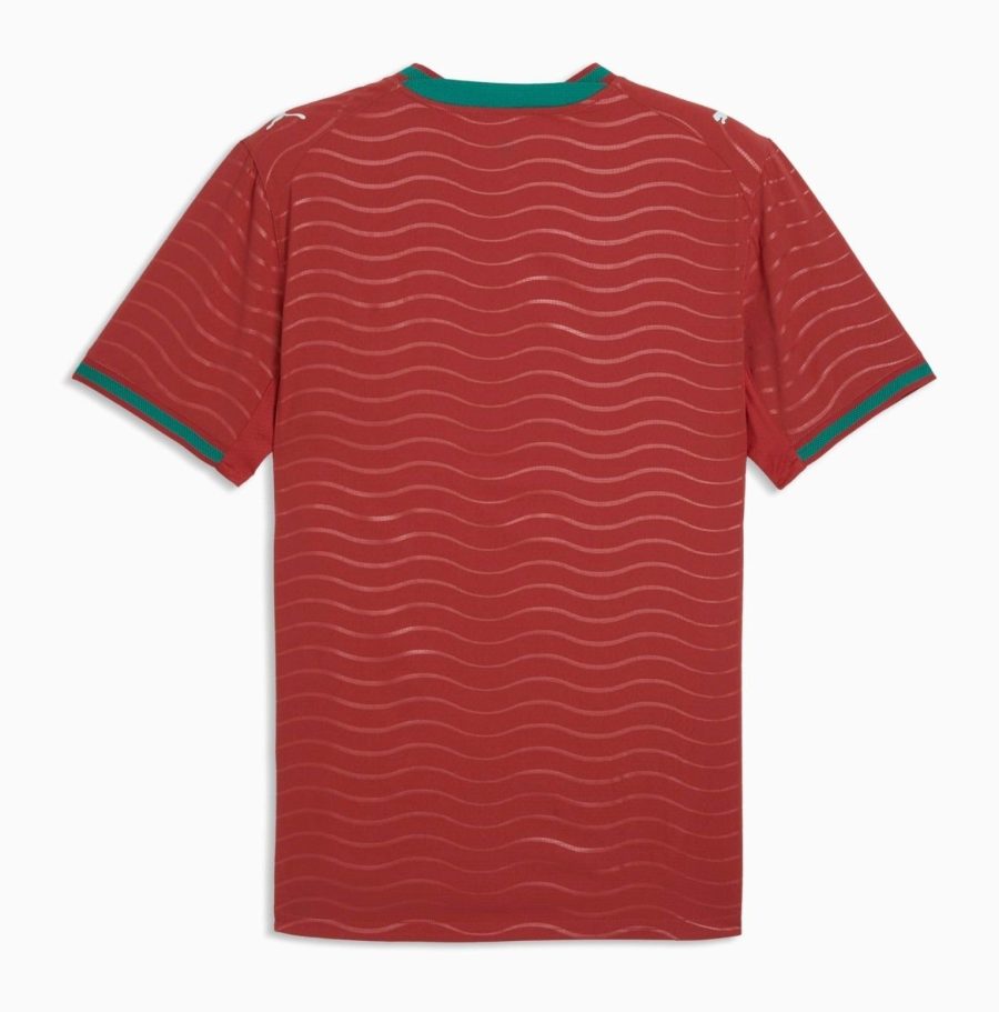 maillot-domicile-du-portugal-saison-deux-mille-vingt-six-rouge-et-vert Thuisshirt van Portugal seizoen tweeduizendzesentwintig rood en groen