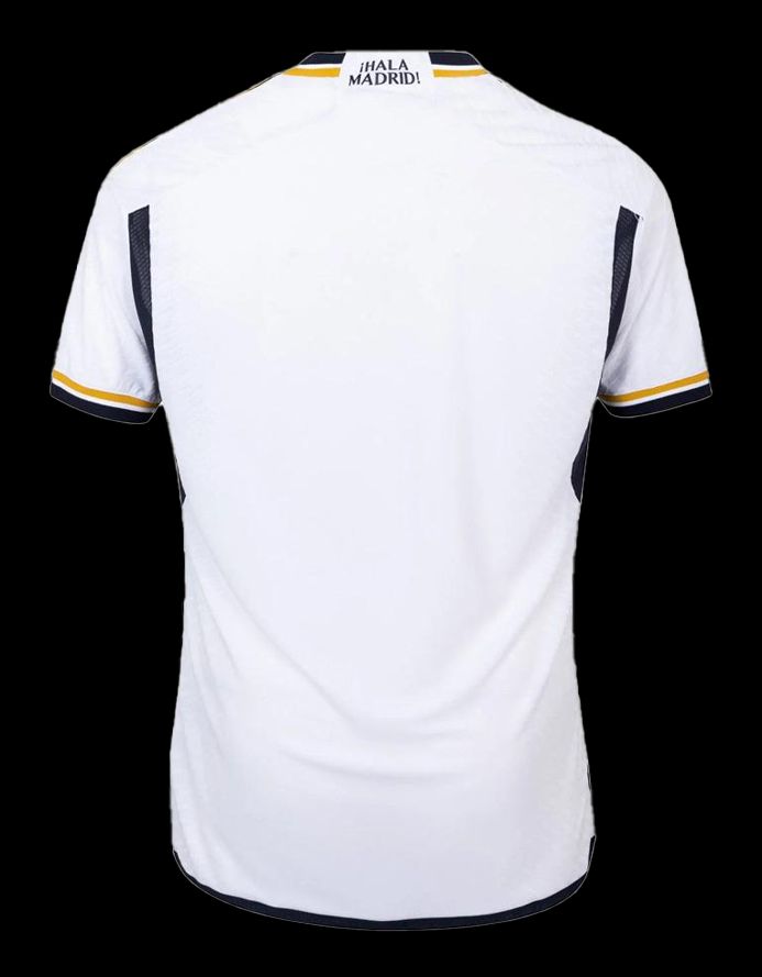 maillot-domicile-du-real-madrid-saison-deux-mille-vingt-trois-deux-mille-vingt-quatre-blanc-avec-ecusson-officiel Real Madrid thuisshirt seizoen 2023 2024 wit met officieel embleem