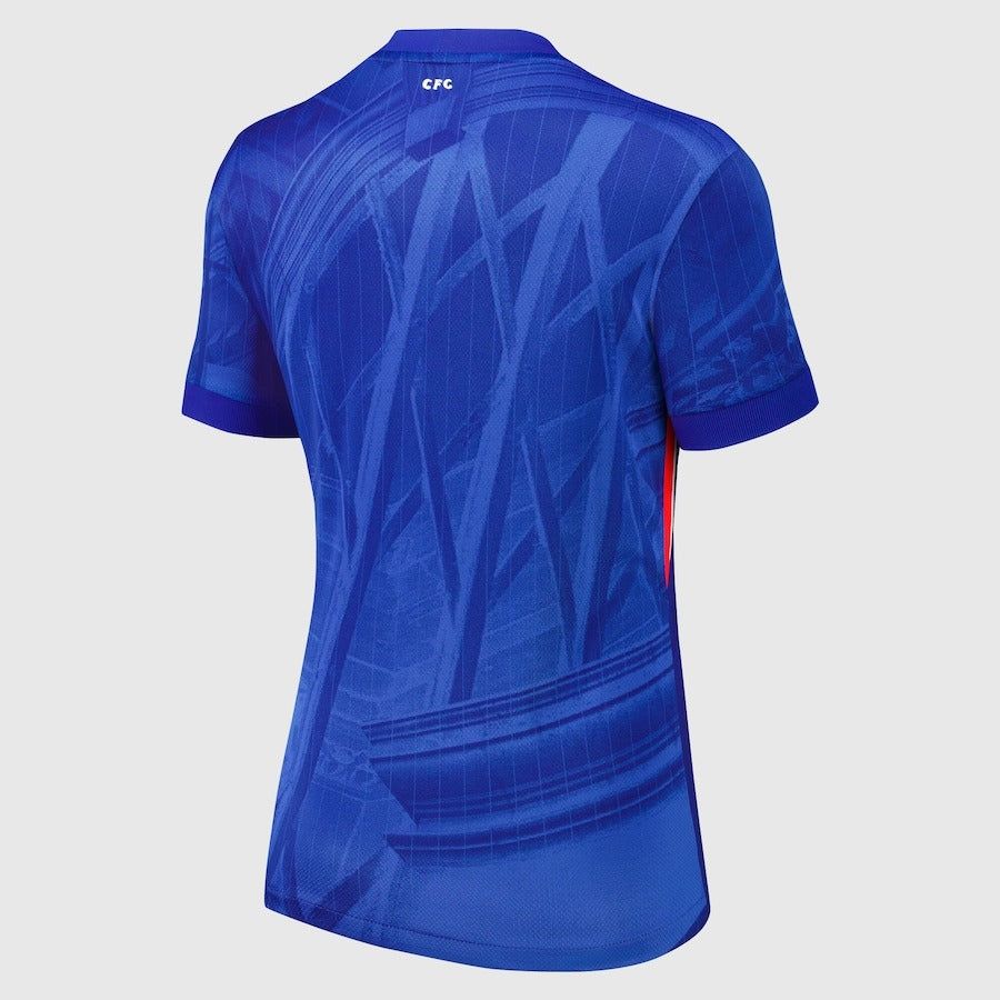 dames thuisshirt Chelsea FC seizoen 2025-2026 blauw met clubembleem