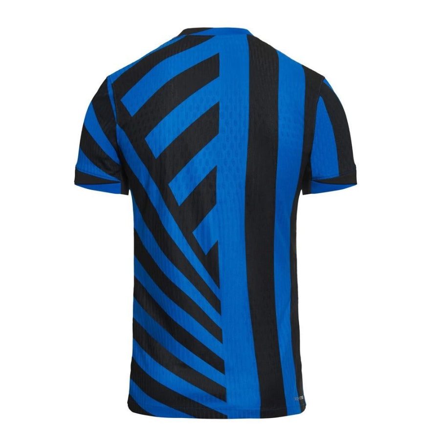 Thuisshirt Inter Milan seizoen tweeduizend vierentwintig tweeduizend vijfentwintig blauw en zwart