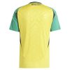 Thuisshirt Jamaica 2024 kleur geel en groen voor supporters van de Reggae Boyz