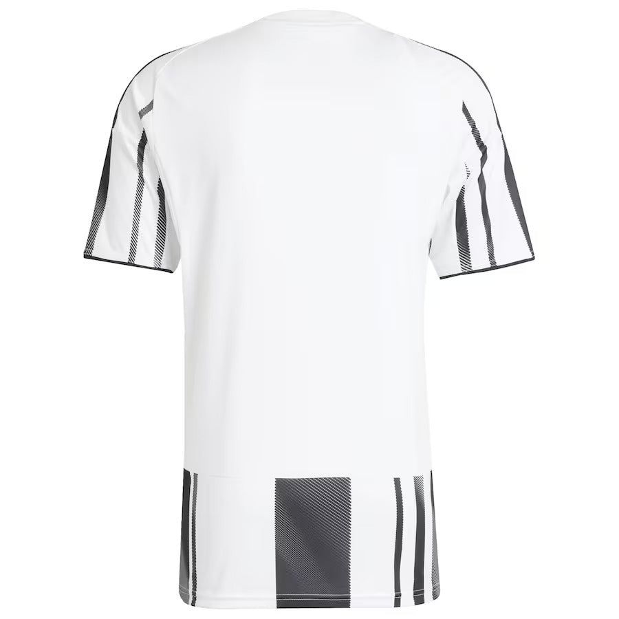 maillot-domicile-juventus-saison-deux-mille-vingt-cinq-deux-mille-vingt-six-tenue-officielle-noir-et-blanc Thuisshirt Juventus seizoen 2025-2026 officiële outfit zwart-wit