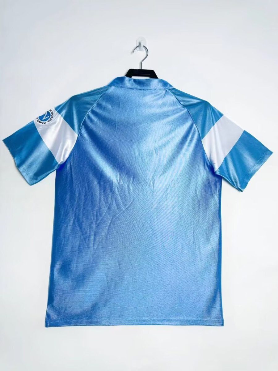 maillot-domicile-naples-saison-1990-1991-vintage Thuisshirt Napoli seizoen 1990 1991 vintage