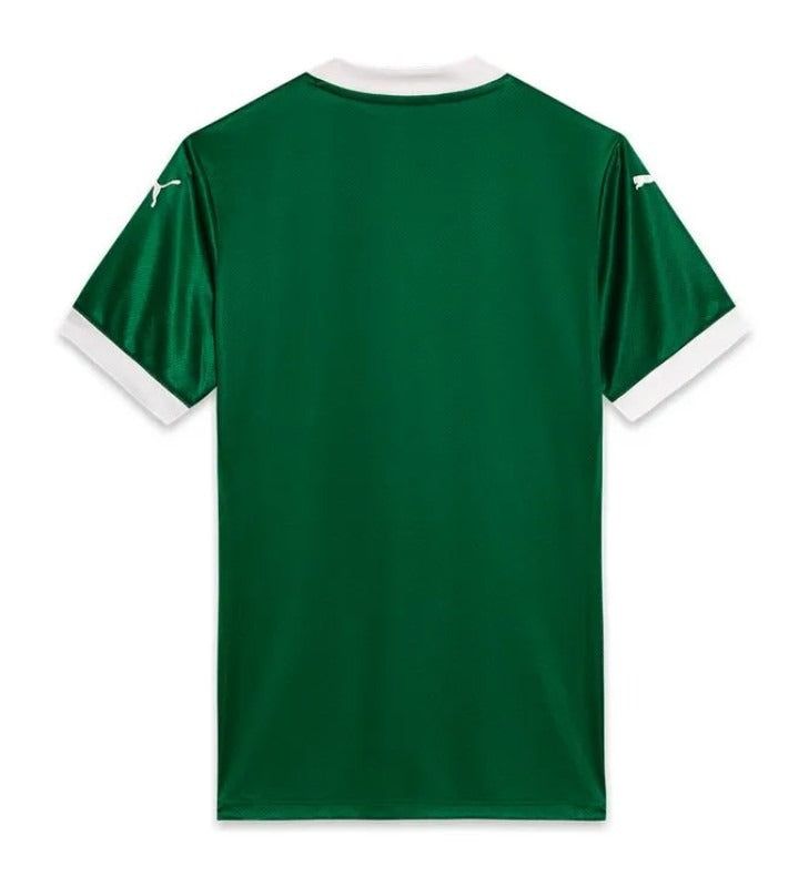 maillot-domicile-palmeiras-saison-2025-jersey-officiel-vert-et-blanc Palmeiras thuisshirt seizoen 2025 officieel shirt groen en wit