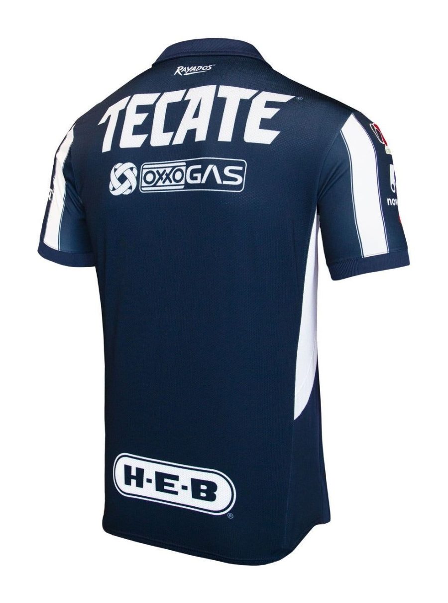 maillot-domicile-rayados-monterrey-saison-2024-2025-jersey-football-raye-bleu-blanc maillot domicile Rayados Monterrey saison 2024 2025 jersey football rayé bleu blanc