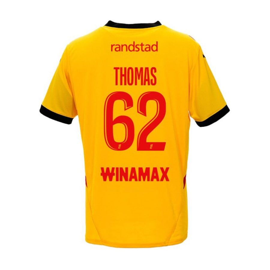 RC Lens thuisshirt seizoen tweeduizend vierentwintig tweeduizend vijfentwintig