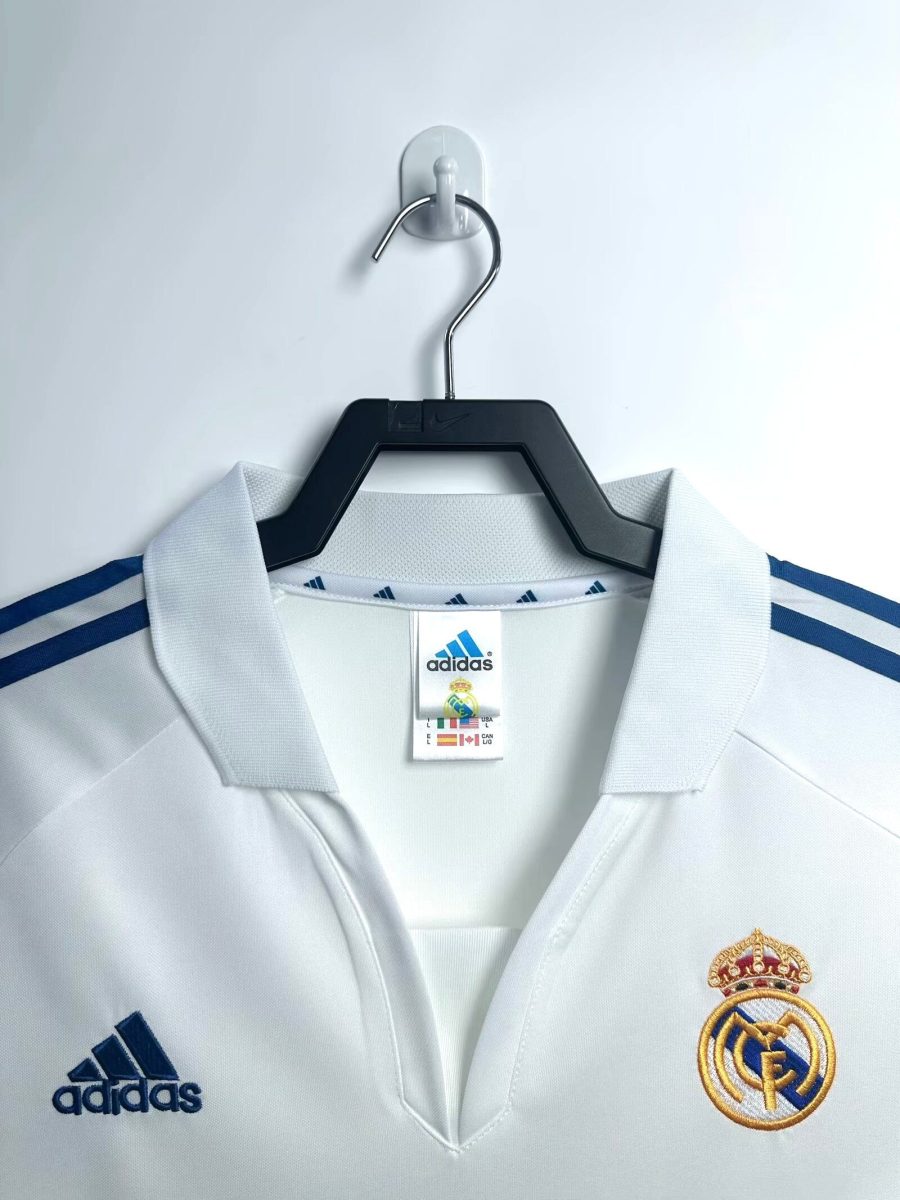 maillot-domicile-real-madrid-saison-2001-2002 Real Madrid thuisshirt seizoen 2001-2002