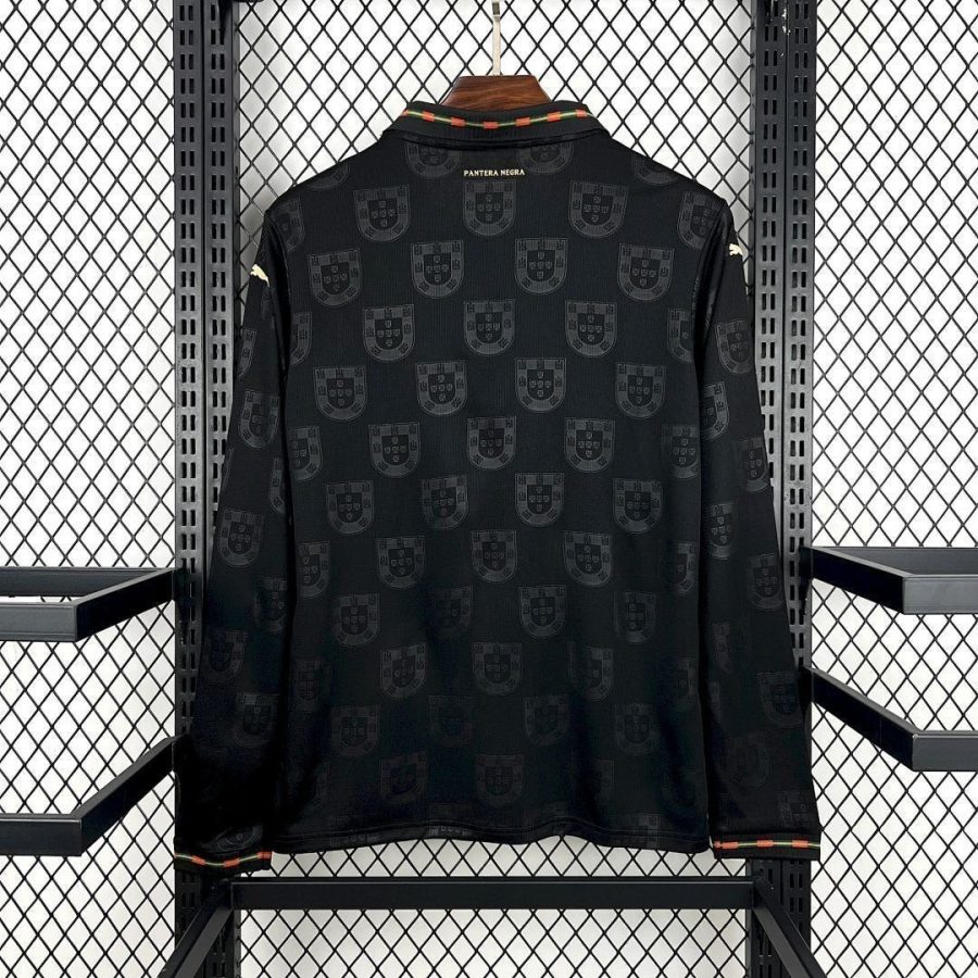 maillot-du-portugal-edition-speciale-eusebio-manches-longues-saison-2025-2026 Shirt van Portugal speciale editie Eusébio lange mouwen seizoen 2025 2026