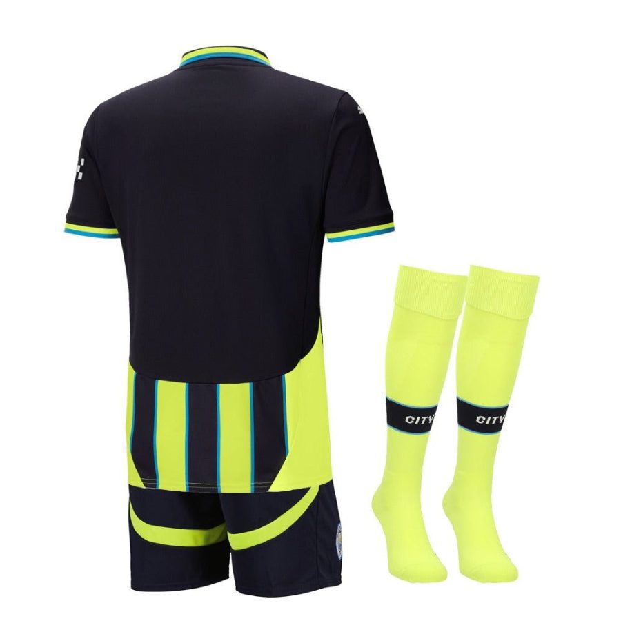 Manchester City kindershirt uitshirt seizoen 2024/2025 met broek