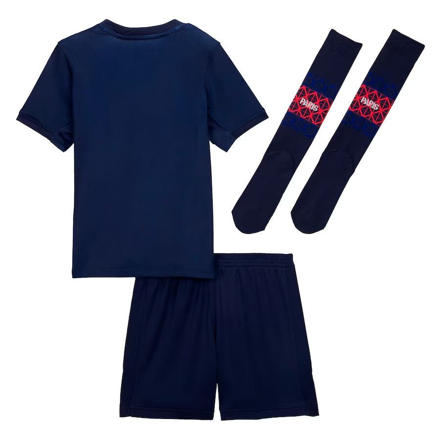 maillot-enfant-paris-saint-germain-domicile-saison-2025-2026 Kindershirt Paris Saint Germain thuis seizoen 2025-2026