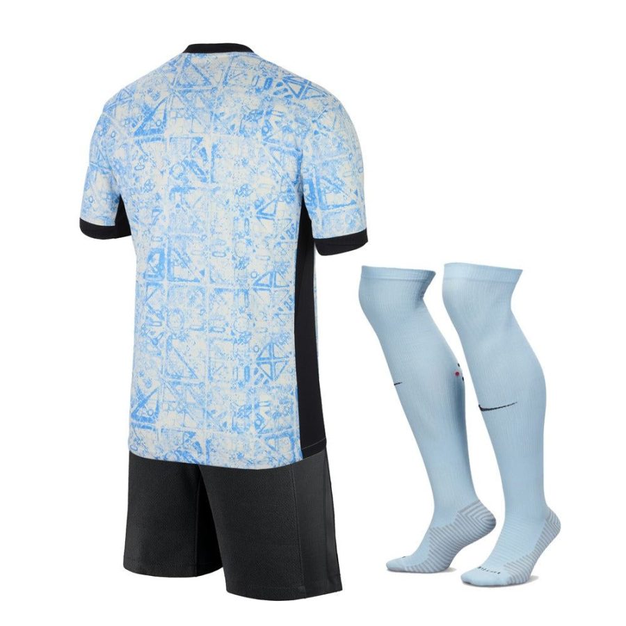 maillot-enfant-portugal-exterieur-saison-2024-tenue-de-football kindershirt Portugal uitshirt seizoen 2024 voetbaltenue
