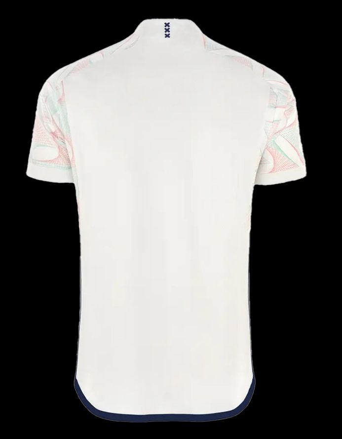 maillot-exterieur-ajax-amsterdam-saison-2023-2024-tenue-officielle-de-football Uitshirt Ajax Amsterdam seizoen 2023 2024 officieel voetbaltenue