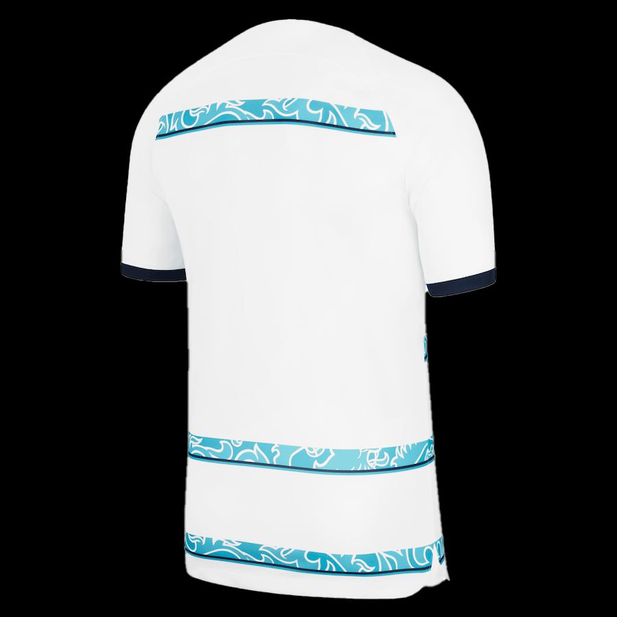 maillot-exterieur-chelsea-saison-deux-mille-vingt-deux-deux-mille-vingt-trois-bleu-officiel Chelsea uitshirt seizoen tweeduizend tweeëntwintig tweeduizend drieëntwintig blauw officieel