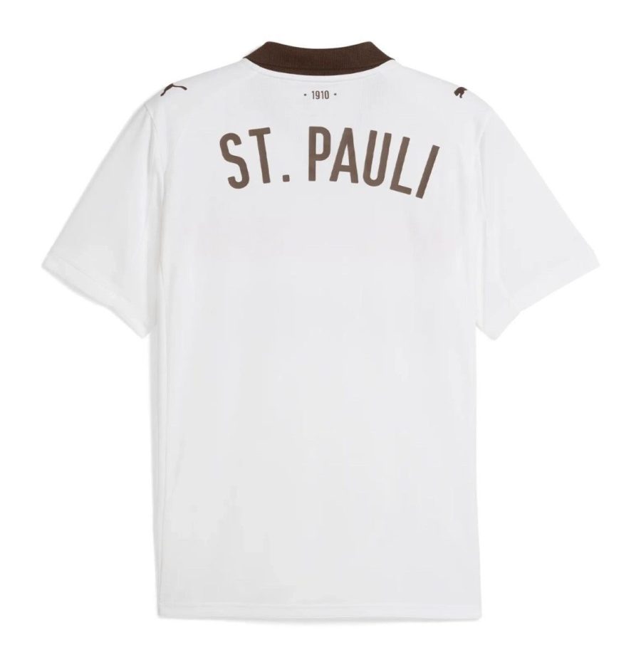 maillot-exterieur-fc-sankt-pauli-saison-2025-2026-tenue-officielle-football FC Sankt Pauli uitshirt seizoen 2025 2026 officiële voetbaltenue