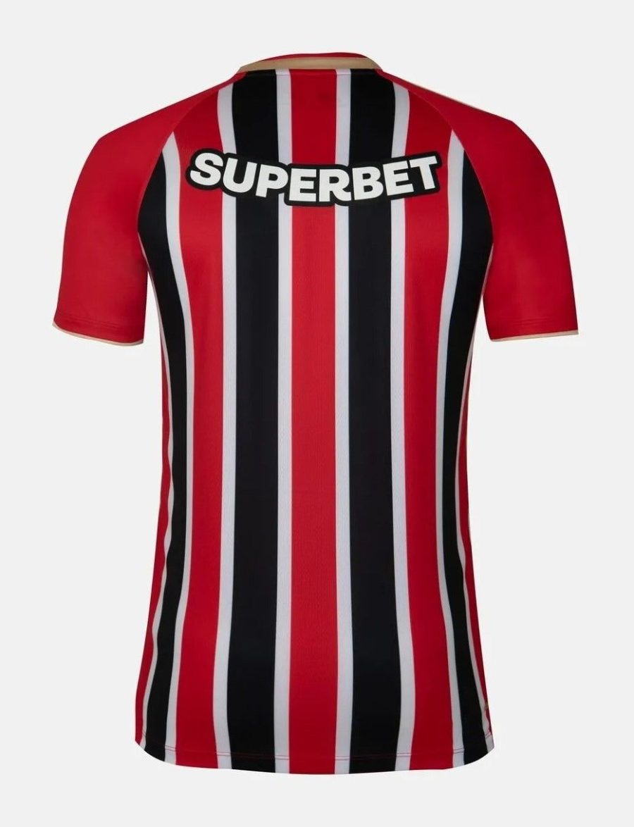 maillot-exterieur-sao-paulo-fc-saison-2025-tenue-officielle-de-football São Paulo FC uitshirt seizoen 2025 officiële voetbaltenue