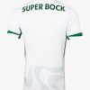 Sporting CP uitshirt seizoen 2025 2026 groen en wit voetbaltenue