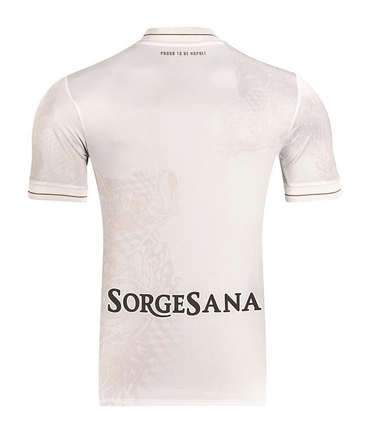 maillot-exterieur-ssc-napoli-saison-2025-2026-tenue-officielle-football uitshirt SSC Napoli seizoen 2025 2026 officieel voetbaltenue