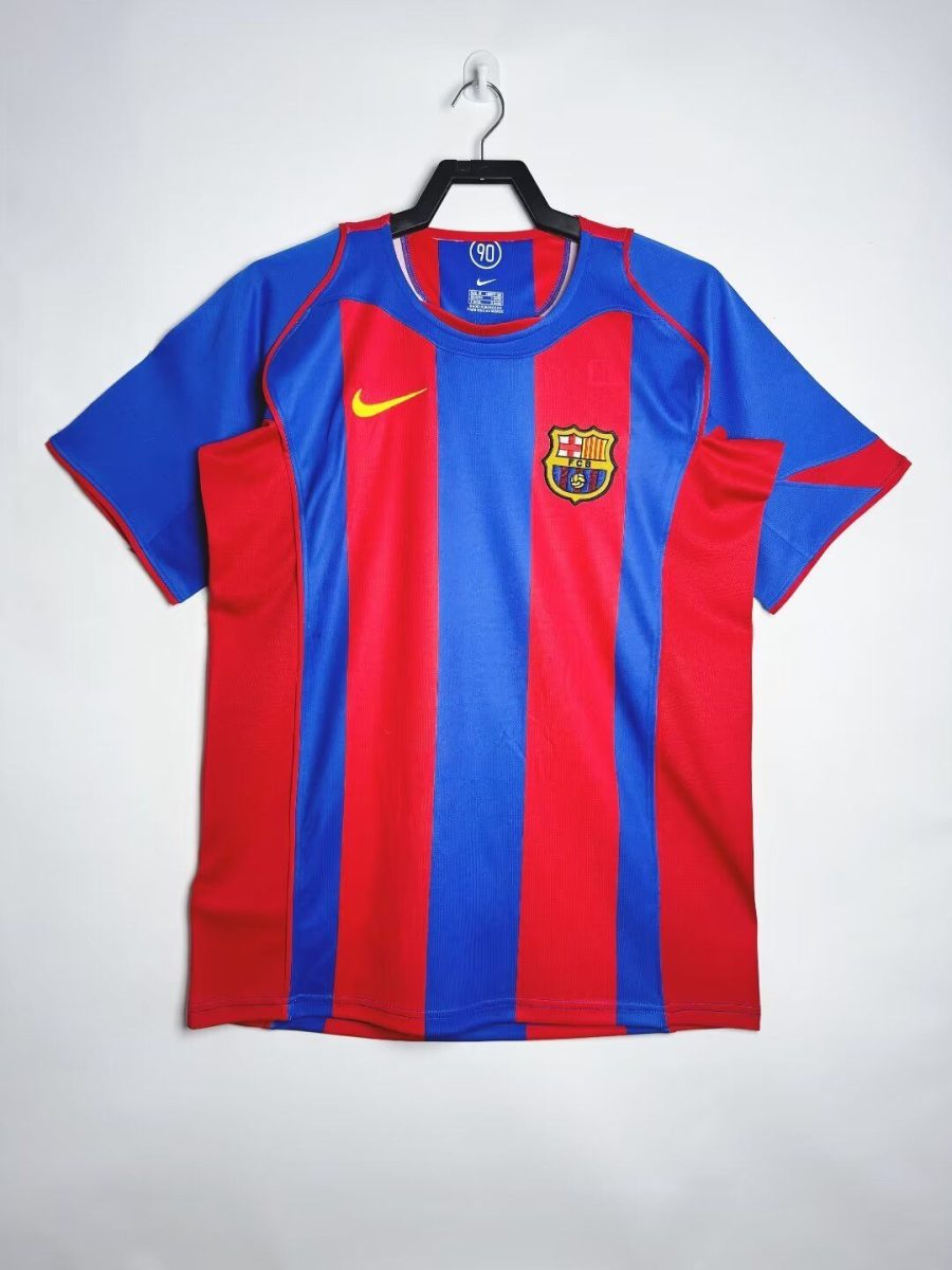 maillot-fc-barcelona-domicile-20042005 FC BARCELONA THUISSHIRT 20042005