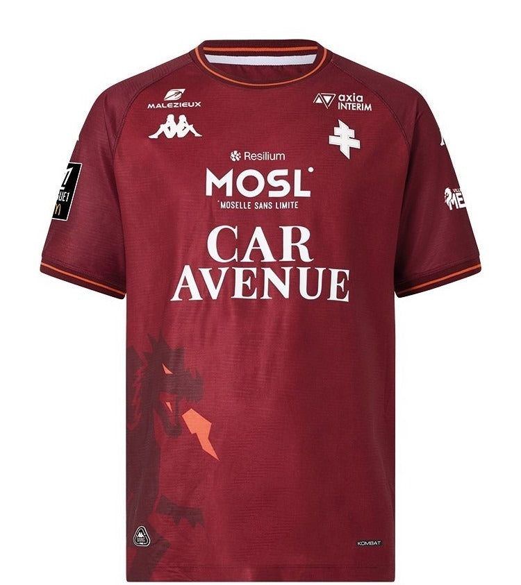 maillot-fc-metz-domicile-20252026 fc metz thuisshirt 20252026