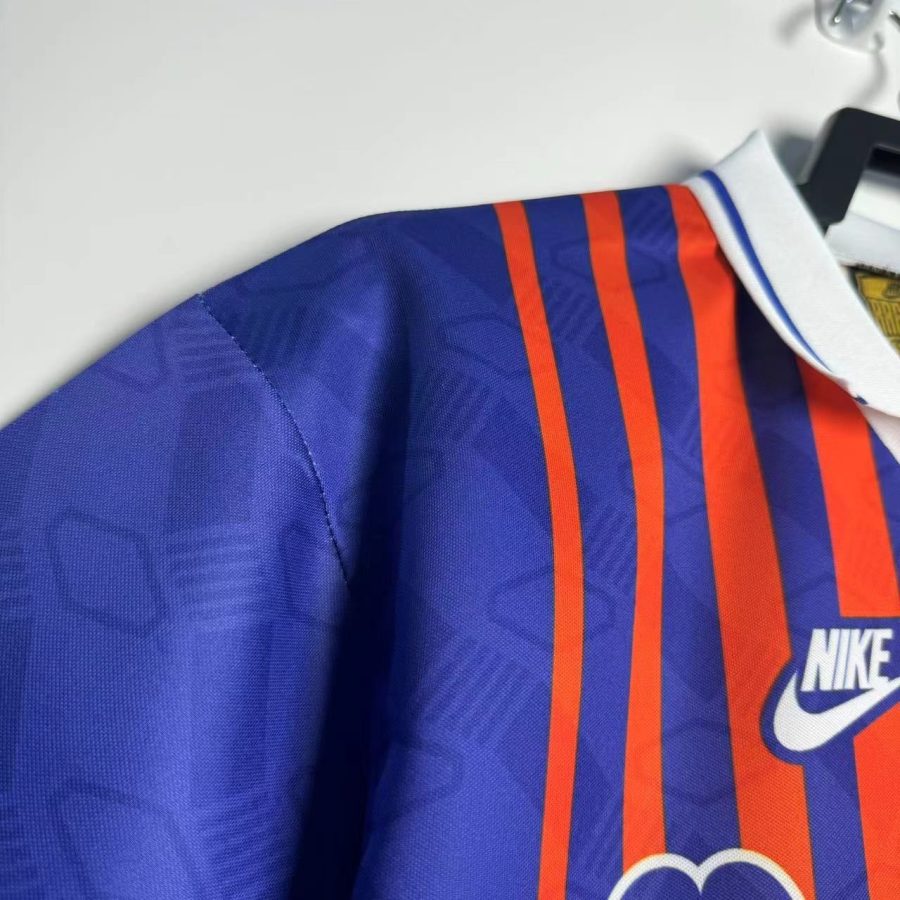 maillot-football-psg-domicile-retro-coupe-annees-1990 PSG retro thuisshirt voetbal jaren 1990