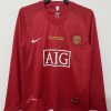 maillot-manchester-united-manches-longues-domicile-20072008 MANCHESTER UNITED THUISSHIRT LANGE MOUWEN 20072008