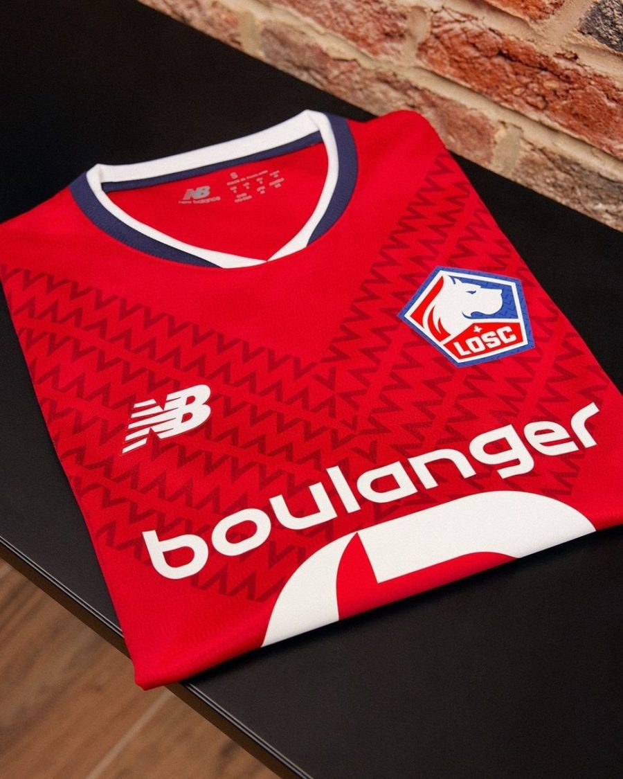 Officieel Lille LOSC rood shirt voor thuiswedstrijden
