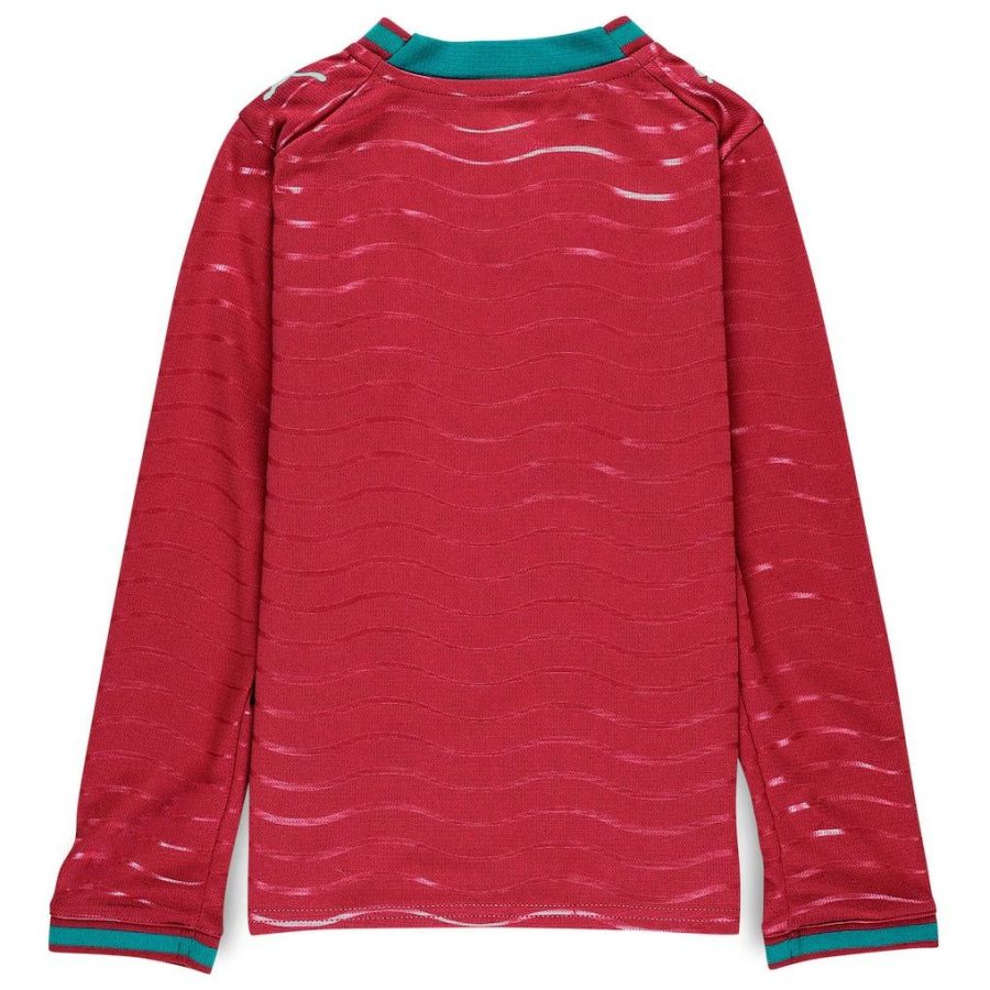 maillot-portugal-domicile-manches-longues-saison-2026-style-football Portugal thuisshirt lange mouwen seizoen 2026 voetbalstijl
