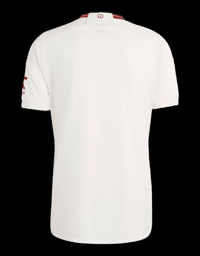 Derde shirt Manchester United seizoen tweeduizend drieëntwintig tweeduizend vierentwintig officiële versie