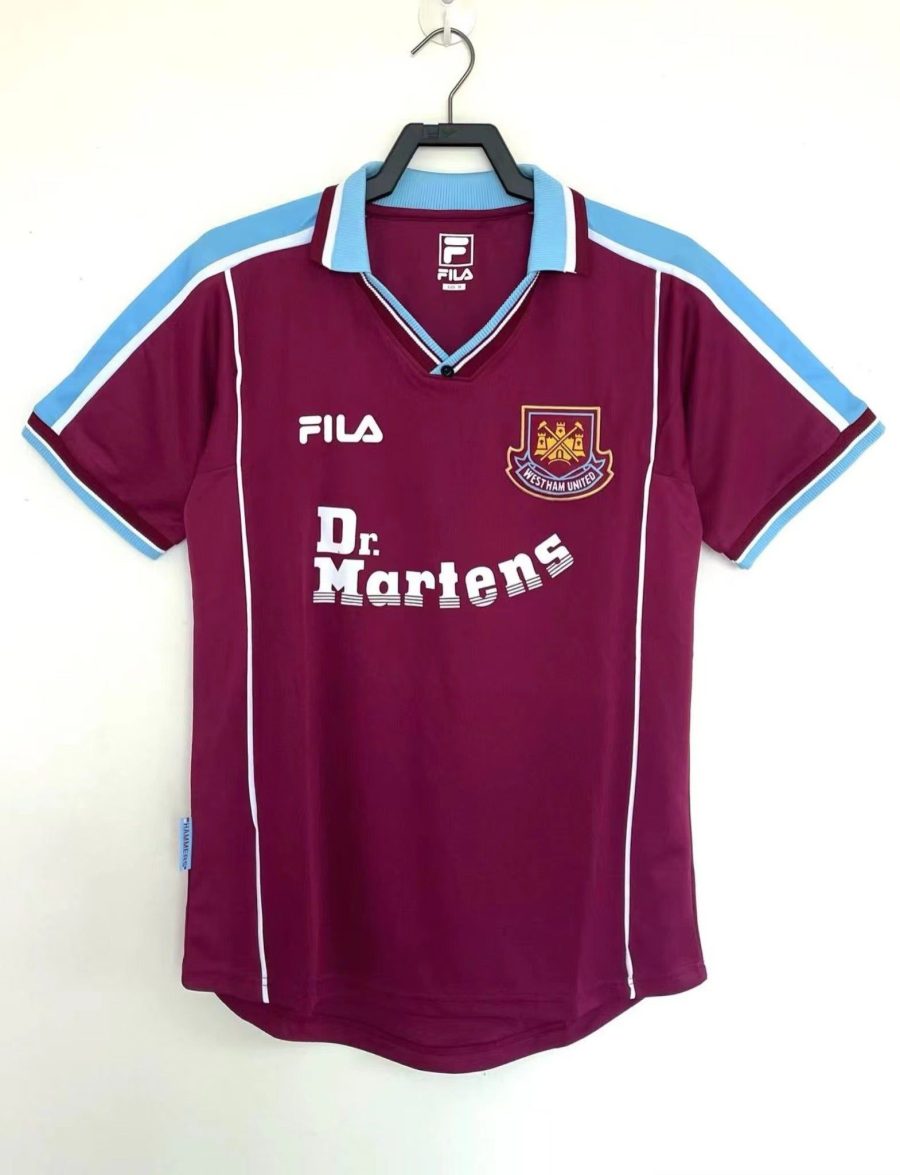 maillot-west-ham-domicile-20002001 MAILLOT WEST HAM DOMICILE 20002001