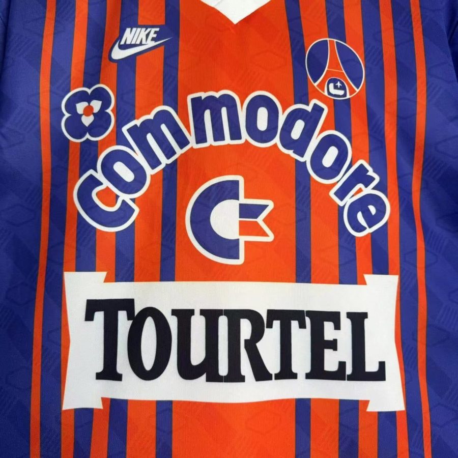 shirt-vintage-paris-sg-domicile-annees-90-sponsor-opel Vintage Paris SG thuisshirt jaren 90 sponsor Opel