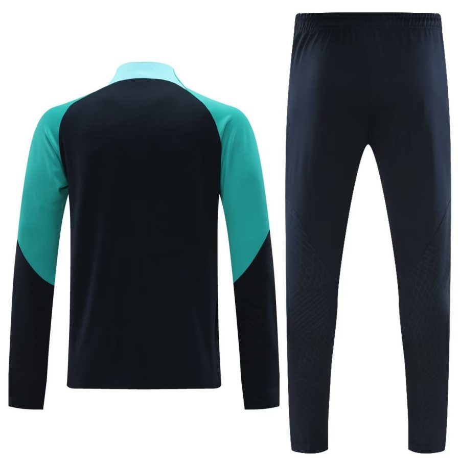 survetement-haut-et-bas-fc-barcelona-bleu-saison-2023-2024 Trainingspak boven- en onderkleding FC Barcelona blauw seizoen 2023 2024