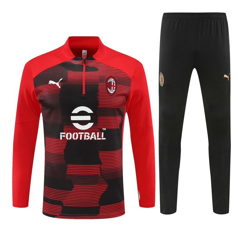 survetement-hautbas-ac-milan-20242025 SURVÊTEMENT HAUTBAS AC MILAN 20242025