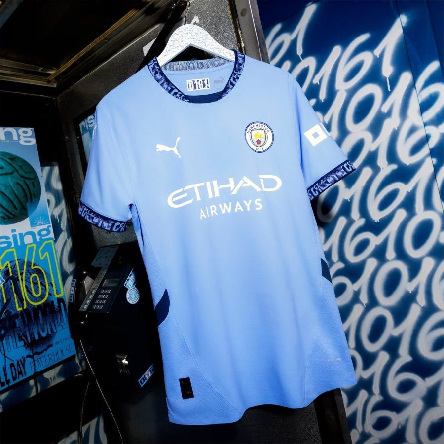 Manchester City thuistenue voetbalshirt supporter volwassenen en kinderen