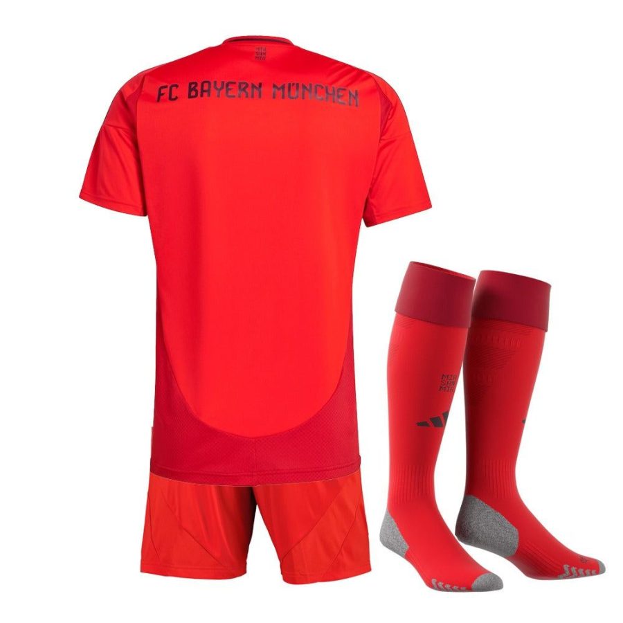 tenue-enfant-bayern-munich-domicile-saison-deux-mille-vingt-quatre-deux-mille-vingt-cinq-maillot-et-short Tenue enfant Bayern Munich domicile saison deux mille vingt quatre deux mille vingt cinq maillot et short
