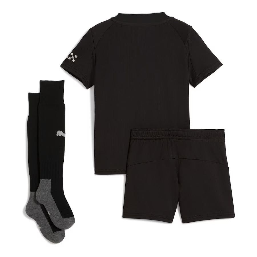 tenue-enfant-manchester-city-exterieur-saison-2025-2026-maillot-et-short Kinderen outfit Manchester City uitshirt seizoen 2025 2026 shirt en short