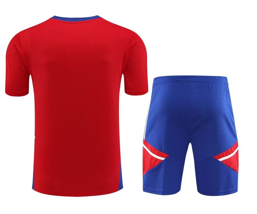 tenue-entrainement-bayern-munich-rouge-et-bleu-saison-2023-2024 trainingspak Bayern Munich rood en blauw seizoen 2023 2024