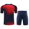 tenue-entrainement-paris-saint-germain-rouge-et-bleu-saison-2023-2024 Paris Saint Germain trainingstenue rood en blauw seizoen 2023/2024