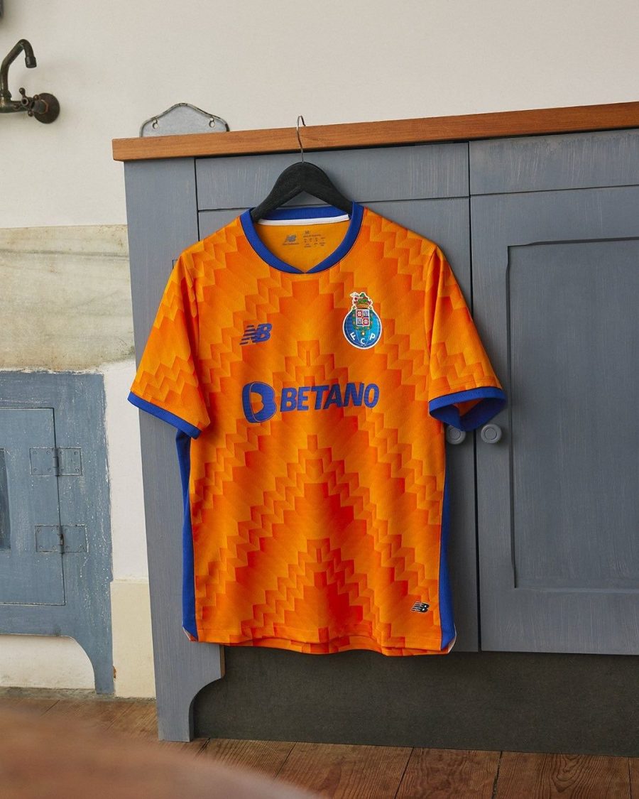 Voetbaltenue FC Porto uitshirt blauw en wit