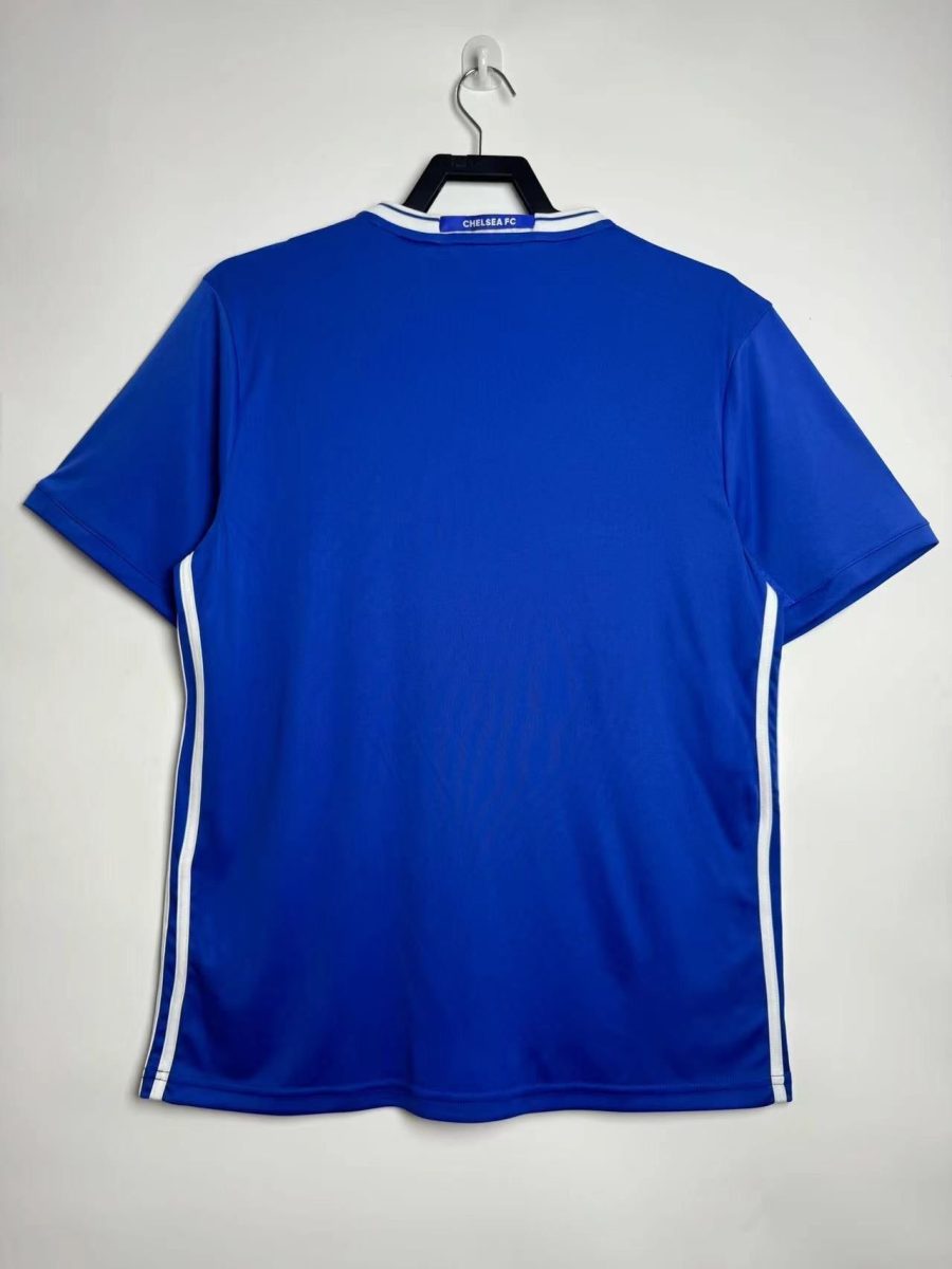 tenue-officielle-chelsea-a-domicile-2016-2017-jersey-bleu-de-football Officieel tenue Chelsea thuis 2016 2017 blauw voetbalshirt
