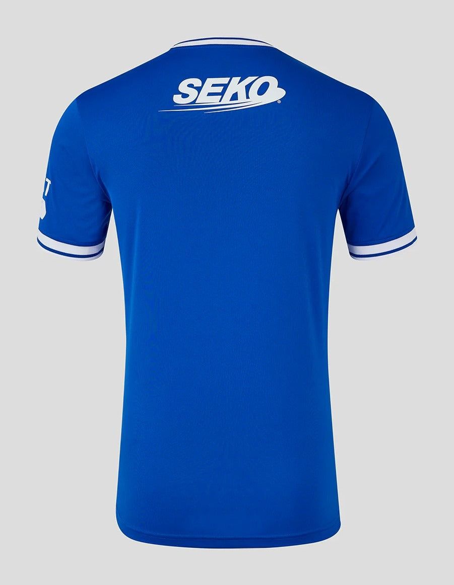 tunique-officielle-rangers-fc-anniversaire-avec-ecusson-du-club-2024-2025 Officieel Rangers FC jubileumshirt met clublogo 2024 2025